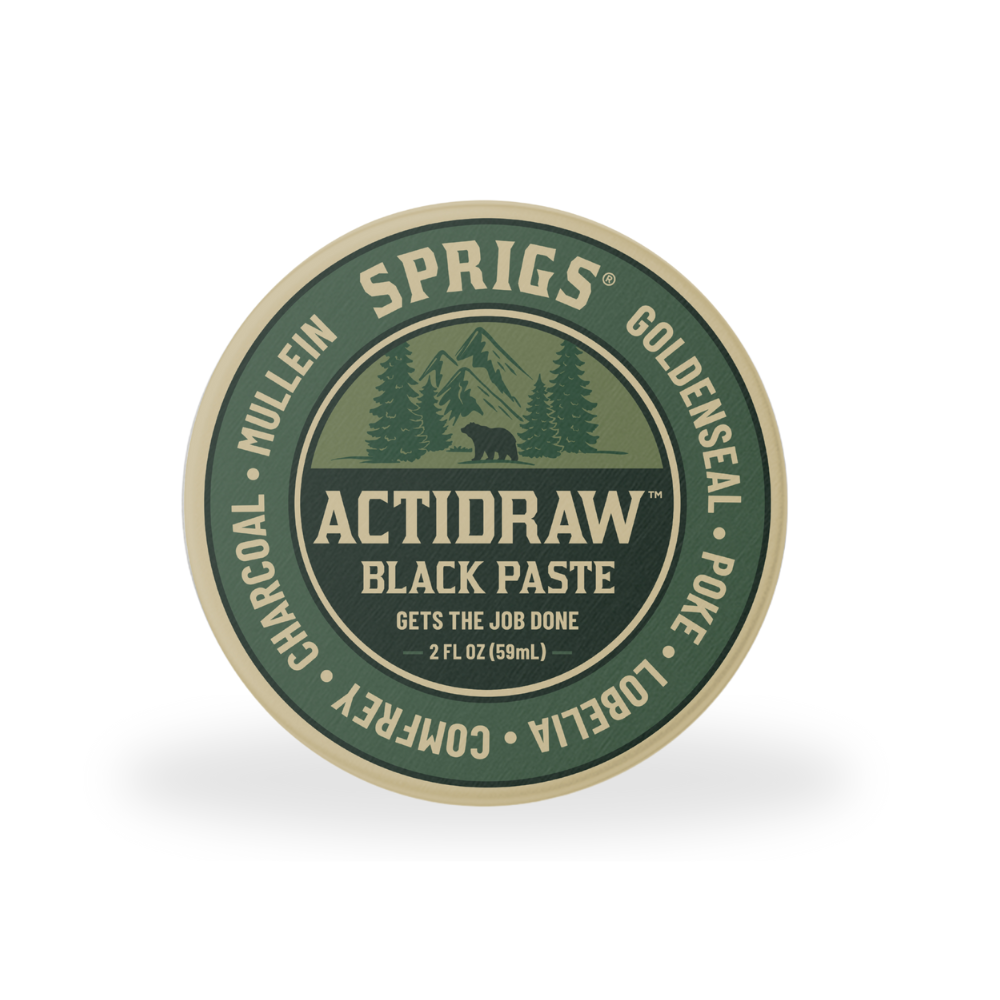 Actidraw Charcoal Herbal Salve – Sprigs Life Inc