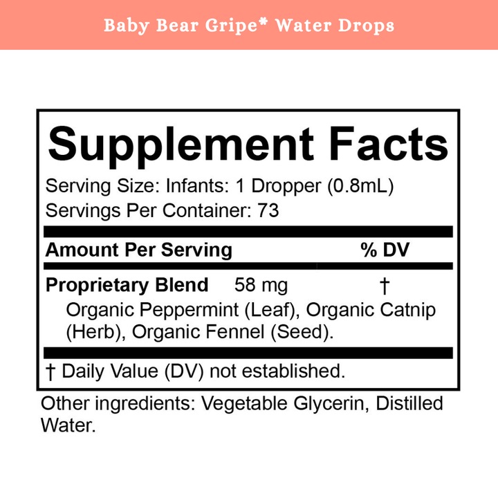 Baby Bear Gripe Water Drops