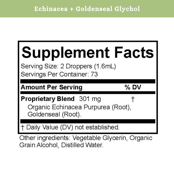 Echinacea &amp; Goldenseal Glycohol