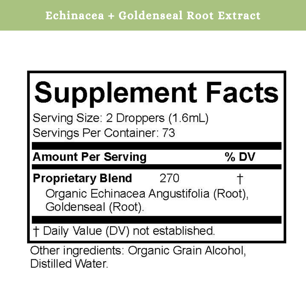 Echinacea &amp; Goldenseal Root Extract