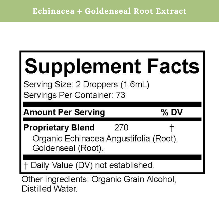 Echinacea &amp; Goldenseal Root Extract